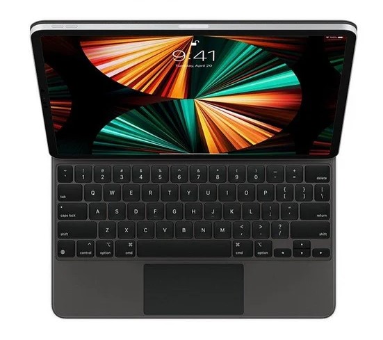 Чохол-клавиатура для планшета Apple Magic Keyboard for iPad Pro 12.9‑inch (5th generation) - Russian - Black (MJQK3)