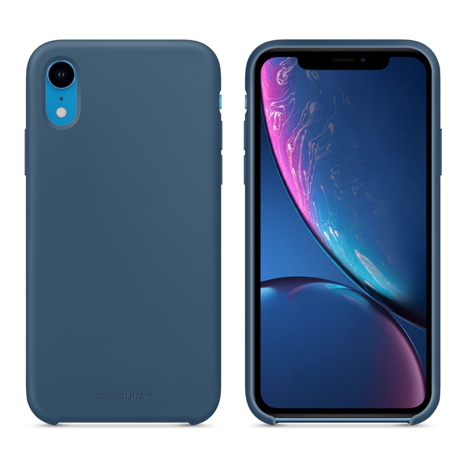 

Чехол MF Apple iPhone XR Silicone Blue