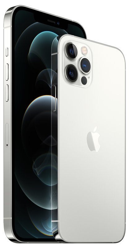 iPhone 12 Pro Max Dual Sim 128GB Silver (MGC13) 