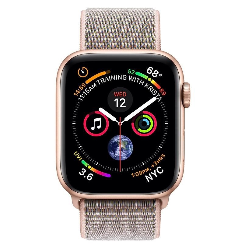 Apple Watch Series 4 44mm Gold Alum. w. Pink Sand Sport Loop (MU6G2) б/у