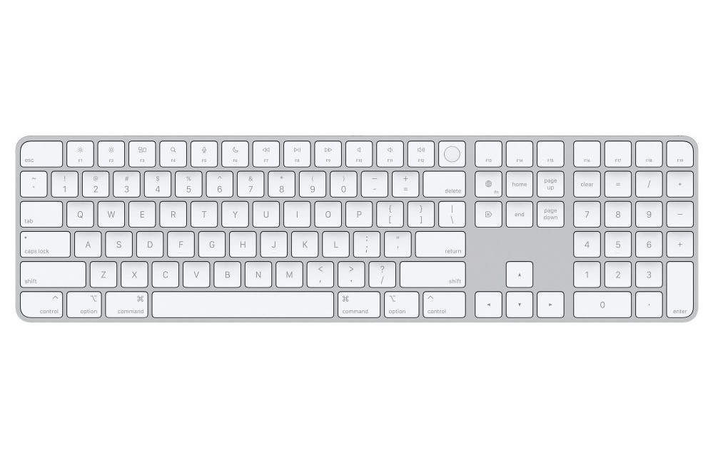 Клавиатура Apple Magic Keyboard with Touch ID and Numeric Keypad for Mac models with Apple silicon (MK2C3) 