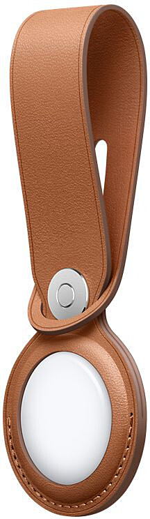 AirTag Leather Loop - Saddle Brown (MX4A2)