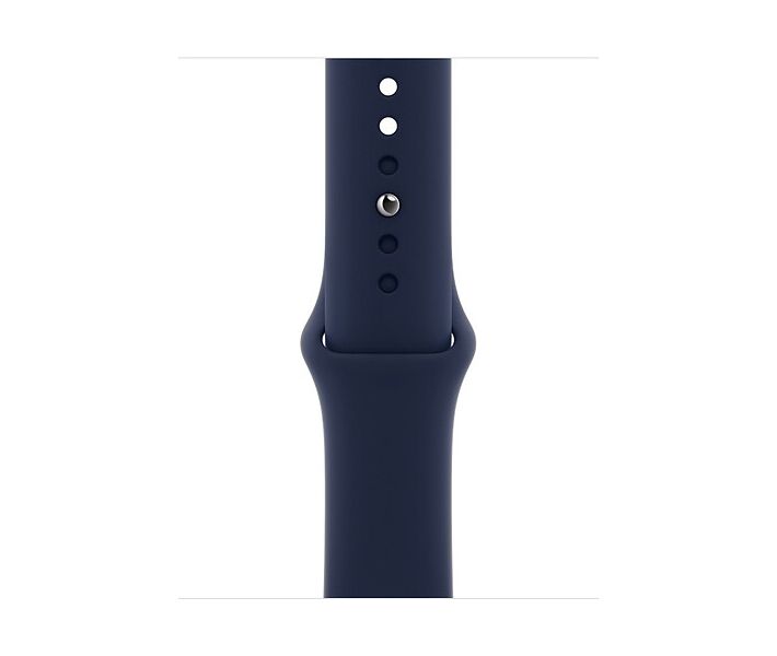 Apple Watch Series 6 44mm Blue Aluminum Case with Deep Navy Sport Band (M00J3) 