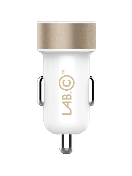 

Автомобильное з/у Lab.C Dual USB Car Charger A.L Champagne (3.4 A) Gold