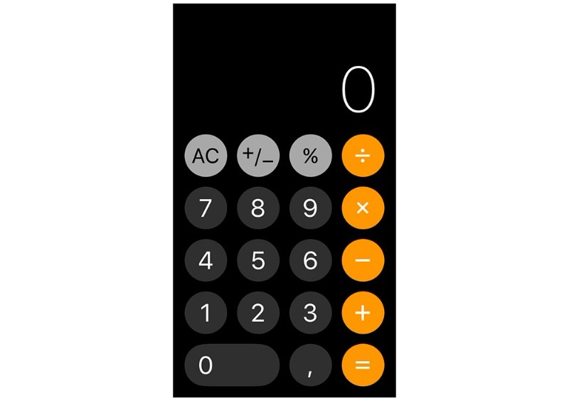 калькулятор iOS 11