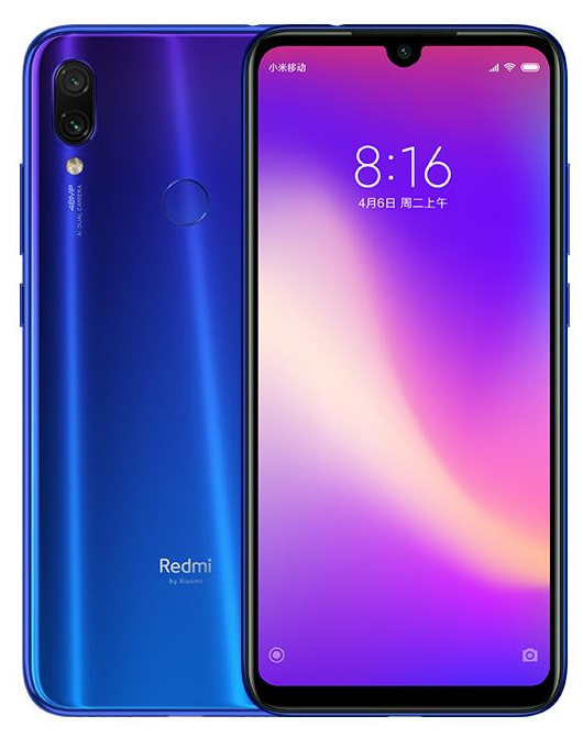 

Xiaomi Redmi Note 7 3/32GB Blue (Азия)