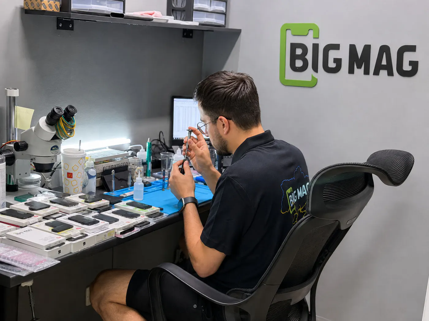 Майстер BigMag ремонтує техніку Apple